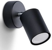 Czarny punktowy kinkiet tuba - A141 M5-R47