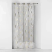 Firanka w beżowo-złotym kolorze 140x280 cm Sunny – douceur d'intérieur