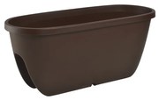 Gardenico Doniczka balkonowa na poręcz Balconia OVI brązowy, śr. 60 cm