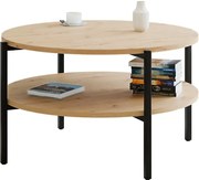 Okrągły stolik kawowy dąb artisan Z8-P75