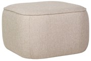 Jasnobrązowy puf Cube – Hübsch