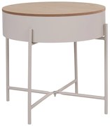 Metalowy okrągły stolik ø 40 cm Sisco – House Nordic