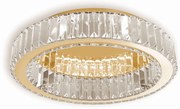 LAMPA KRYSZTAŁOWA PLAFON APP1719-C 40 cm Złota