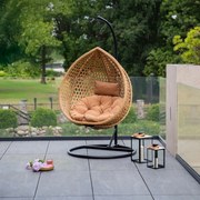 Fotel wiszący kokon Francis beżowy PATIO