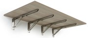 Stół składany na ścianie, 120x60 cm, nośność 60 kg, dąb naturalny