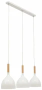 Lampa wisząca WOLDES III biała ELTAP