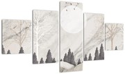 Obraz - Zimowy krajobraz (125x70 cm)