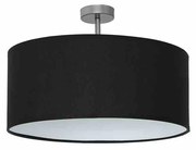 Lampa podsufitowa, czarna CASINO BLACK/CHROME 1xE27