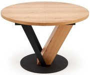 Okrągły rozkładany stół do salonu W6-G15