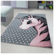 Dywan dziecięcy Kids 590 pink, 80 x 150 cm