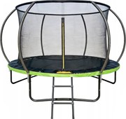 Trampolina ogrodowa dla dzieci Pegie 8FT, 244 cm, z siatką wewnętrzną i drabinką