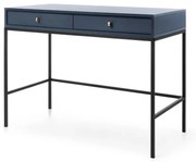 Biurko ALANI 104x50 granatowe mat PIASKI Meble