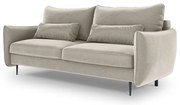 Beżowa sofa rozkładana ze schowkiem Cosmopolitan Design Vermont