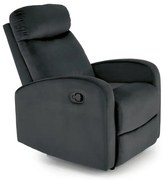 Fotel rozkładany WONDER VELVET czarny HALMAR