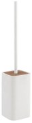 Gedy - Stojąca szczotka do toalety NINFEA biały/bambus