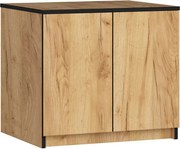 Nadstawka na szafę AKORD S60 Dąb Craft 60 cm 2 drzwi kolor Dąb Craft mat 2 półki 60x51x55 cm