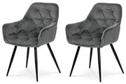 Zestaw krzeseł do jadalni DCH-421 GREY4, 2 szt.
