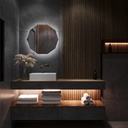 Nietypowe lustro łazienkowe z oświetleniem LED G11