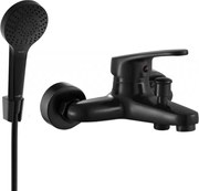 Mexen Erica R05 bateria wannowa z zestawem prysznicowym, czarna - 74643R05-70