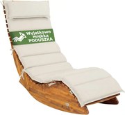 Mata na leżak saunowy BALI, 58x7x177cmcm, beżowa Detex