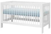 Łóżeczko dziecięce BASIC 140x70 białe PINIO