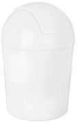 Biały plastikowy kosz na śmieci 920 ml – Orion