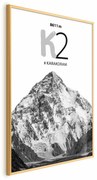 Plakat K2 21x30 cm z ramą złotą bez marginesu ARTGEIST B