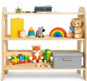 Drewniany regał na zabawki do pokoju dziecięcego S6-A25