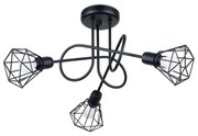 Żyrandol ARTEMIS 3S czarny SOLLUX  LIGHTING