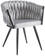 Krzeso Widny z czarnego aksamitu