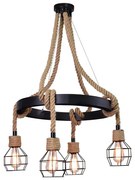 Żyrandol na lince ROPE ALEGRA 4xE27/10W/230V