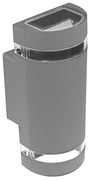 Kinkiet zewnętrzny KORTEK 2xGU10/30W/230V IP44 szary