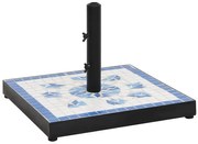 Niebieska kwadratowa podstawa do parasola F3-F59