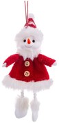 Tekstylna ozdoba świąteczna 17 cm Snowman – Casa Selección