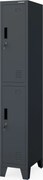 Szafka BHP ubraniowa pracownicza antracytowa BARTEK 1 Plus 292 x 1720 x 450 mm