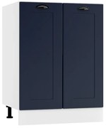 Szafka kuchenna stojąca 60 ADELE D60 granatowa mat STOLKAR