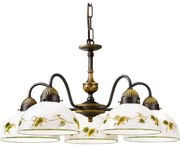 Kolarz 731.85.122 - Żyrandol na łańcuchu NONNA 5xE27/75W/230V winogrona