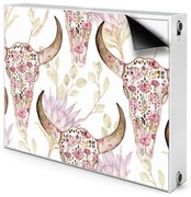 Maskownica na kaloryfer Czaszka w kwiaty