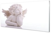 Szklany Panel Leżący anioł