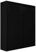 Czarna szafa przesuwna 200 cm C1-W06