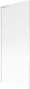 Mexen Next L parawan nawannowy 1-skrzydłowy 80 x 150 cm, prążki, biały - 895-080-000-03-09-20