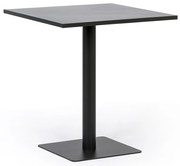 Metalowy stół bistro NERO, 70x70 cm, do użytku zewnętrznego, grafit