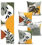 Zestaw poszewek na poduszki i bieżnika 5 el. – Mila Home