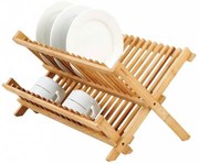 Składana suszarka do naczyń z drewna bambusowego P6-S68