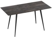 HOMCOM Rozkładany stół jadalny, rozsuwany stół dla 6-8 osób, stół kuchenny z solidnymi stalowymi nogami