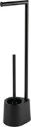 Stojak na papier toaletowy i szczotkę do WC STILK, 63 cm