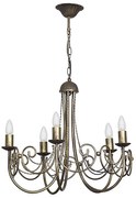 Żyrandol na łańcuchu PALACE 5xE14/60W/230V