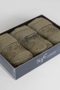 Zestaw podarunkowy małych ręczników LORA, 3 szt Khaki