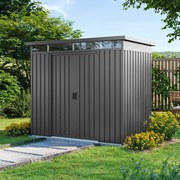 PRIMEYARD 200 x 110 cm Domek narzędziowy, szaroperłowy - (GFPV01008)
