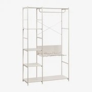 Otwarta Szafa Z Żelaza Elviah Gardenia Biel - Sklum